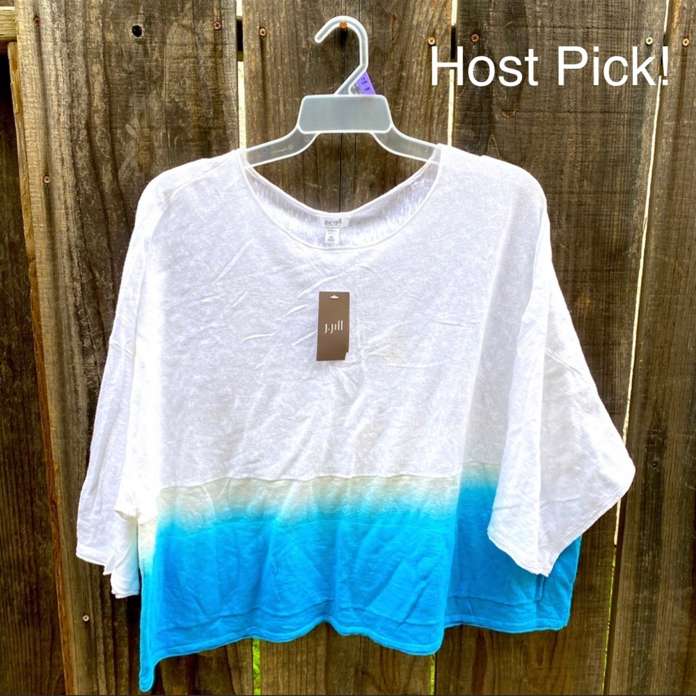J. Jill New With Tags gorgeous ombre knit top